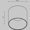 Потолочный светильник MAYTONI ALFA LED C064CL-01-15W4K-D-RD-B