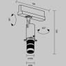 Трековый светильник MAYTONI GALA TR108-3-10W4K-B